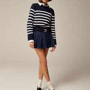 J.Crew Heritage cotton Rollneck™ sweater in stripe